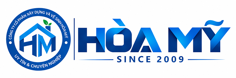 Logo Công ty vệ sinh Hòa Mỹ