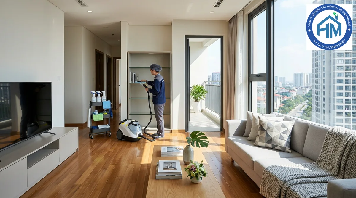 Dịch vụ vệ sinh công nghiệp tại Hà Nội uy tín, chuyên nghiệp – Hòa Mỹ JSC 4 Dịch vụ vệ sinh căn hộ chung cư trọn gói sạch sẽ tại Hà Nội